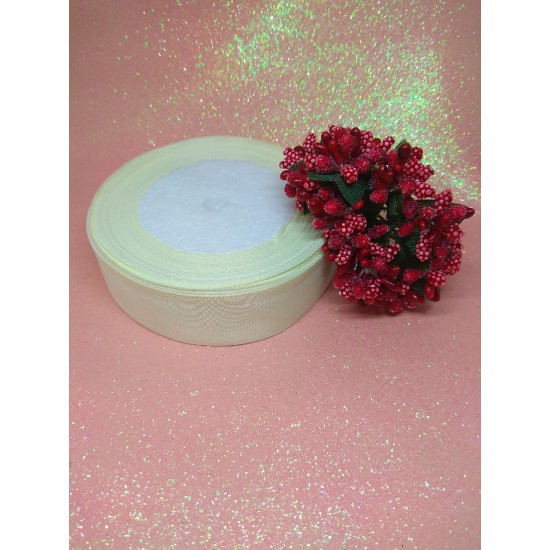 Лента репсовая однотонная 2,5 см, цена за 3 м